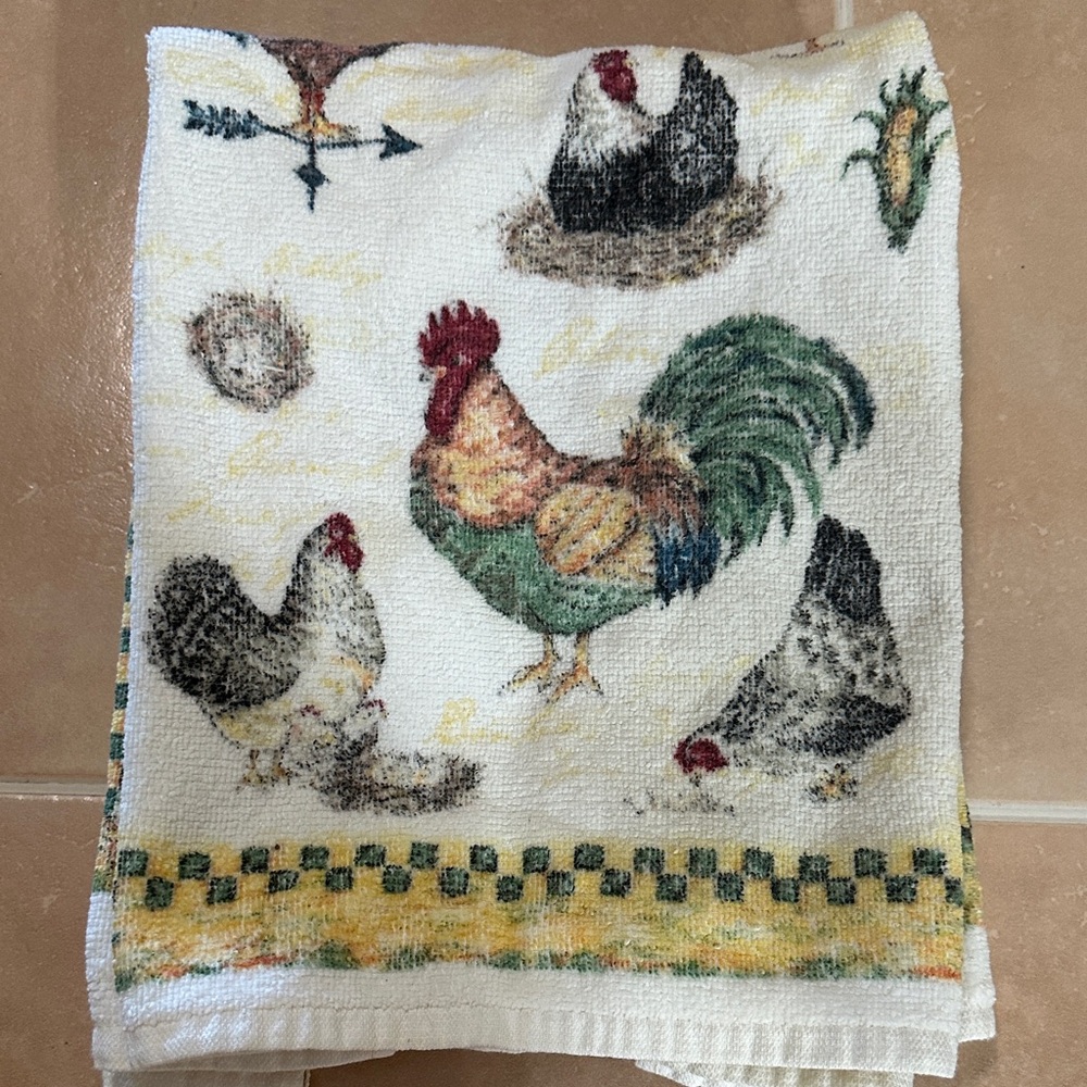 2 Kay Dee Designs Farmhouse Rooster Kitchen Towel